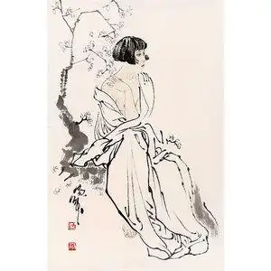 画集当代实力派人物画家国画工笔写意人物裸女少女作品画册0人付款39