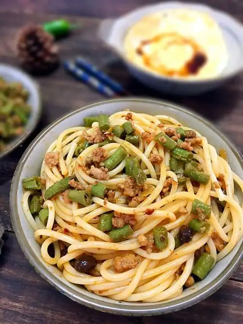 肉末豇豆拌面的做法,肉末豇豆拌面怎么做好吃,肉末豇豆拌面的家常做法