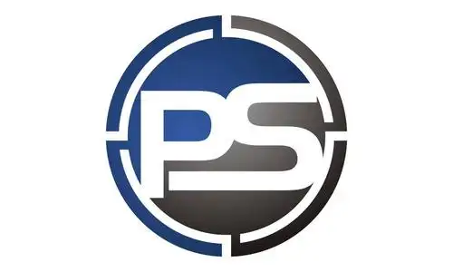 ps链接字母 ps 徽标设计模板矢量照片