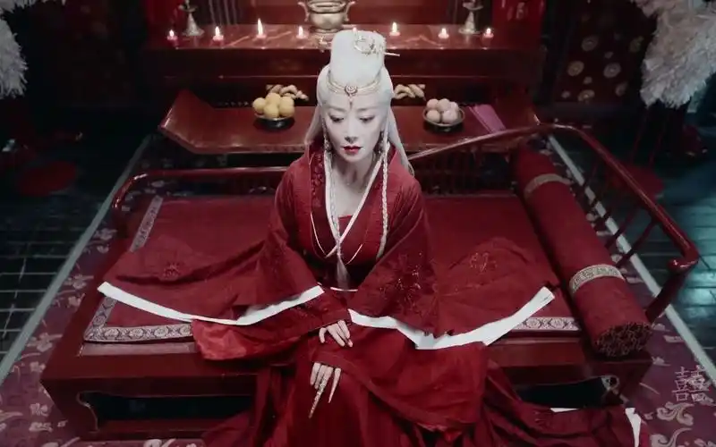 山河令陈紫函红衣灼灼白发如雪薄情簿主喜丧鬼