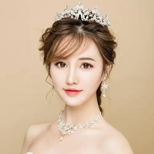 倾国倾城的唯美新娘发饰,让你惊艳全场做最美的新娘