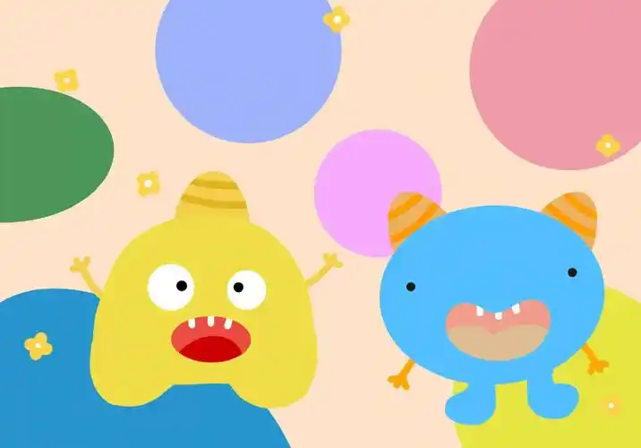 procreate绘画丨附过程丨小怪兽壁纸