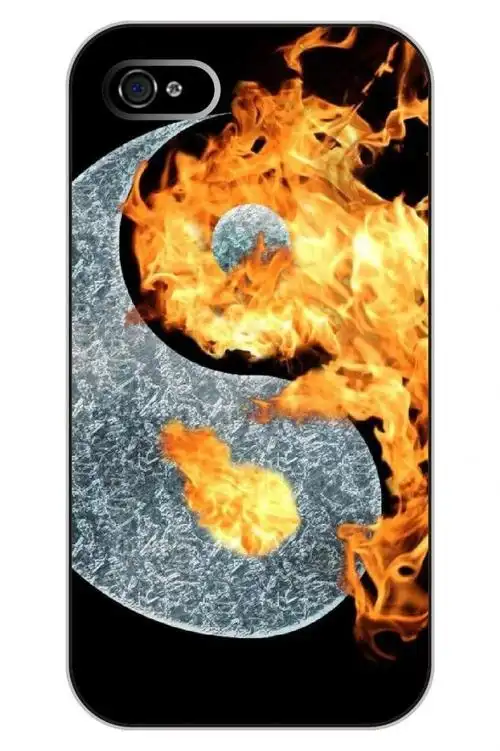 保护套 钢琴烤漆坚固耐用 德国客户挚爱的彩绘设计系列之:冰火太极图