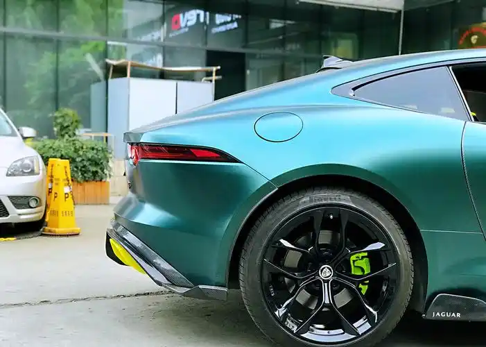 这个颜色很特别,捷豹f-type改装分享_易车