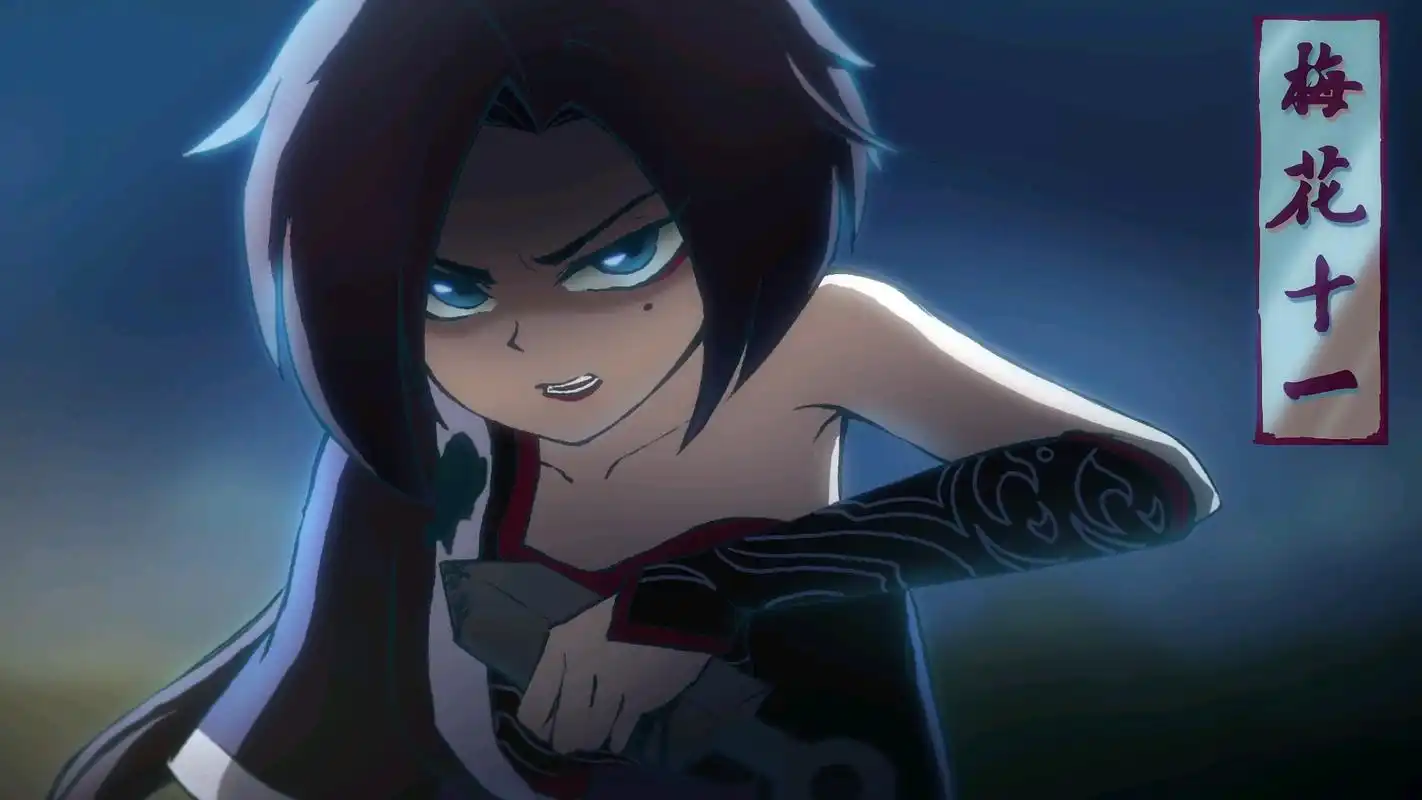 原创刺客伍六七散发的梅花十三好美她的姐姐梅花十一登场