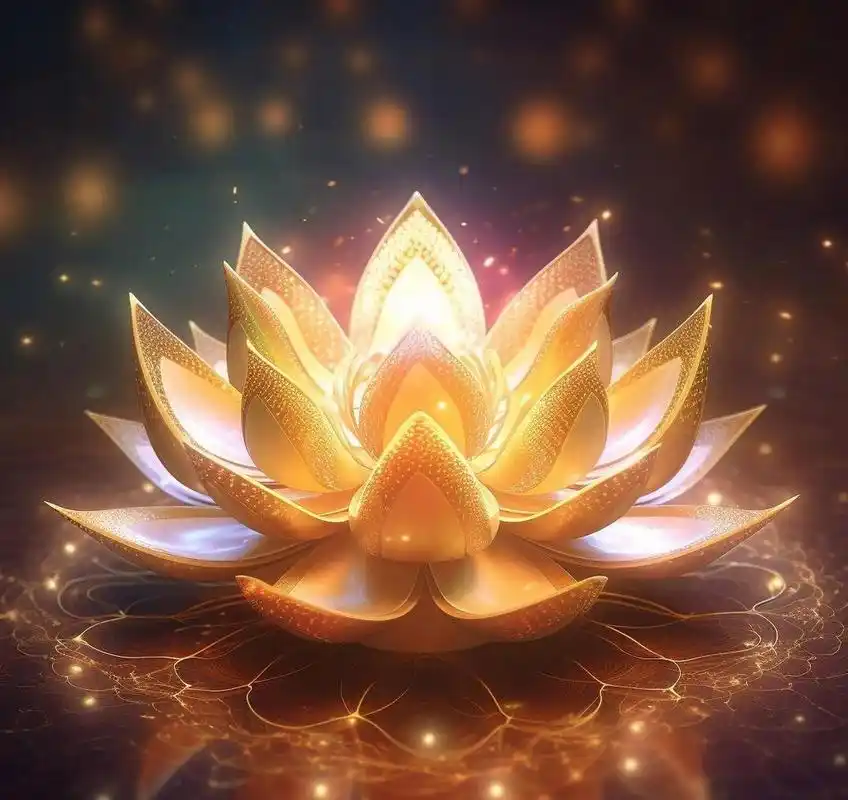 金色莲花,见者好运#我要上热门