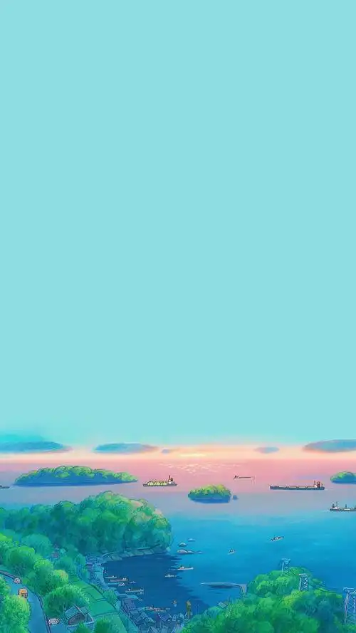 宫崎骏动漫里的绝美风景高清手机壁纸