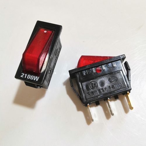 开关夏良电热多星电饭锅摁扭带灯双复合触点通用船形开关