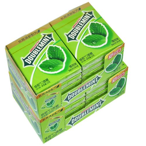 绿箭口香糖条装5片20条盒装100片清新口气清凉口香糖