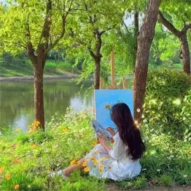 高级感背影头像女