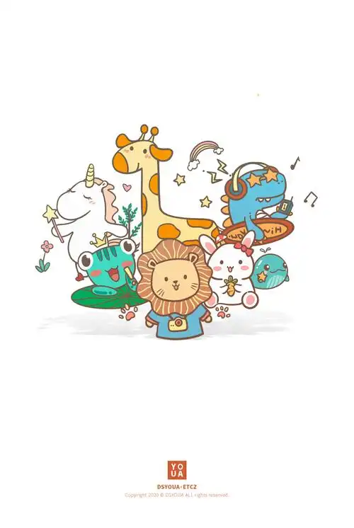 创作的一些卡通动物形象