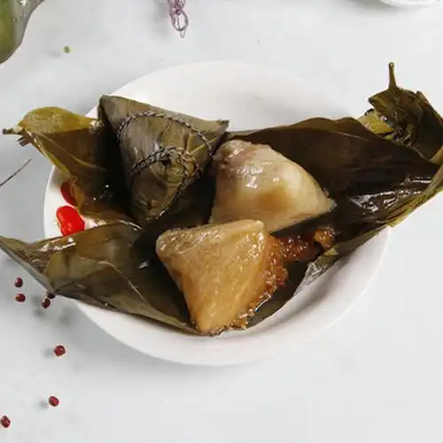 嘉兴粽子 迷你一口粽50gx50个 包 鲜肉赤豆蜜枣三种.