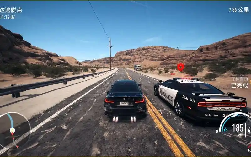 极品飞车20—继续逃脱任务,喜欢被警察追的感觉