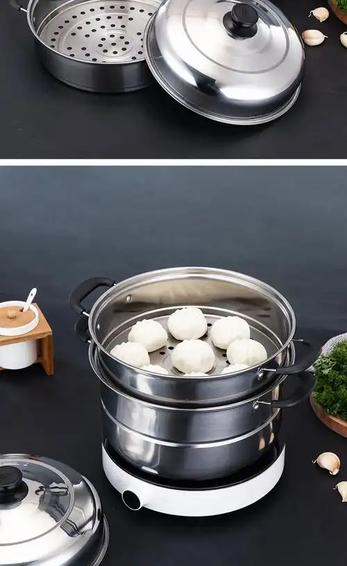 金巧妇 不锈钢双层蒸煮锅jqf-8005,北京奥印多彩商贸有限公司