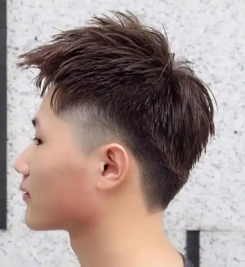 潮男飞机头发型效果图,飞机头图片,发型图片