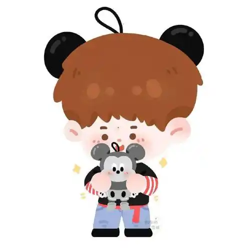 易烊千玺q版头像走一波,太可爱了叭!_少年_小孩_卡通