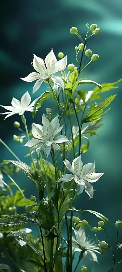 壁纸分享,简约有意境,生机之绿色和温暖之黄色