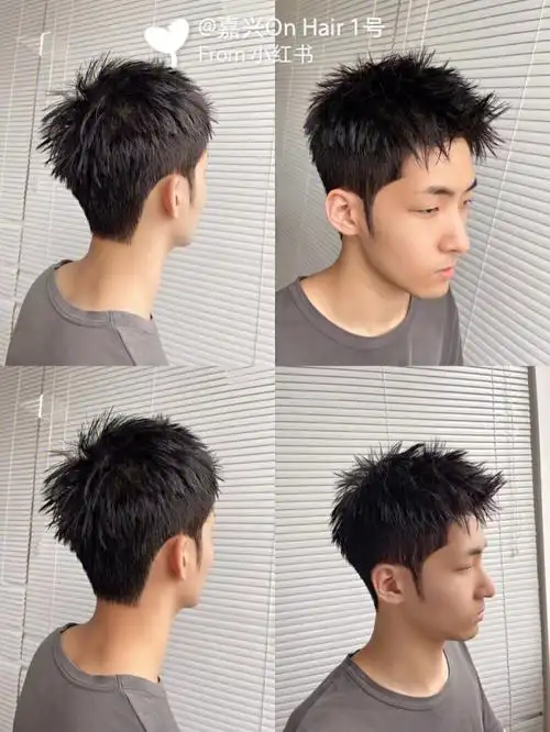 清爽阳光帅气男生发型那个女生不爱嘉兴剪发