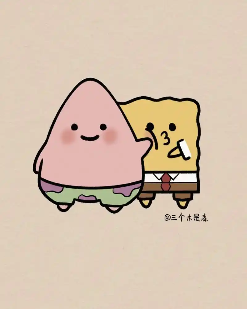 海绵宝宝简笔画|附过程 "喂!