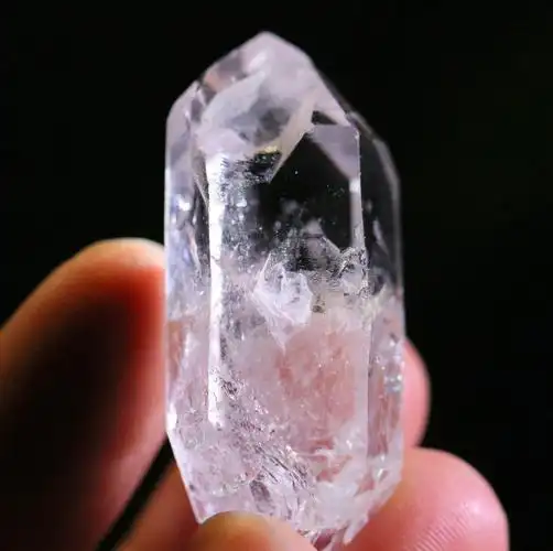 天然巴基斯坦缝合水晶原石矿物标本矿石