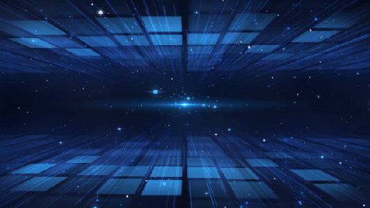 科技空间粒子背景gif