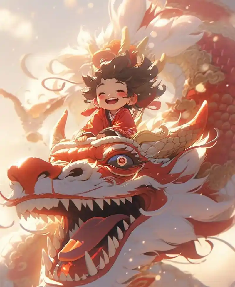 十二生肖拟人之辰龙#ai绘画