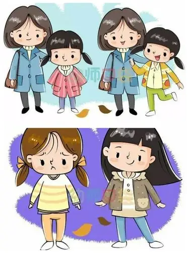 秋冬季节气候寒冷,幼儿穿衣大作战