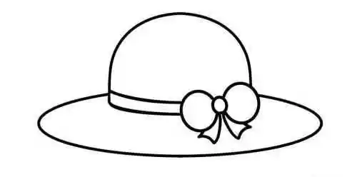 可爱彩色帽子简笔画图片大全 简单又好看帽子简笔画怎么画