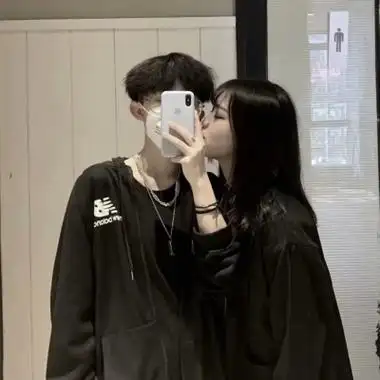 超酷真人情头高清很酷的真人情侣头像图片