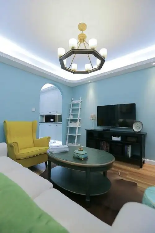 48平米美式小两居_装修图片 - 优选装装修效果图