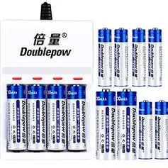 doublepow倍量5号充电电池12v600mah6粒7号充电电池12v300mah6粒充电