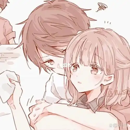 粉色系列动漫情头二