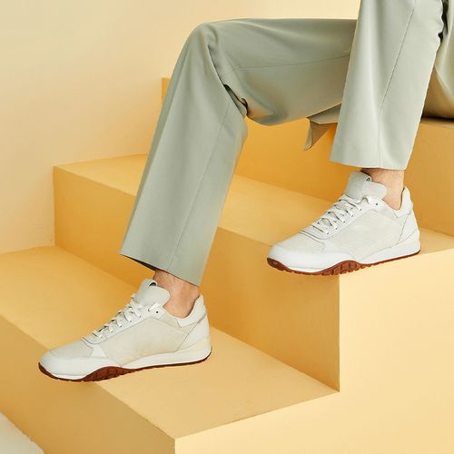 clarks其乐男士许凯明星同款春夏男鞋舒适运动时尚潮流休闲小白鞋