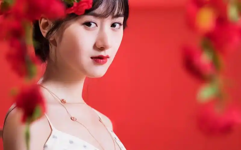 袁冰妍清新甜美写真桌面壁纸