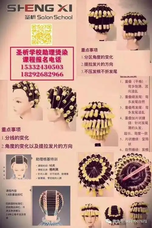 {烫发卷杠各种分区会出什么花型【烫发知识】}