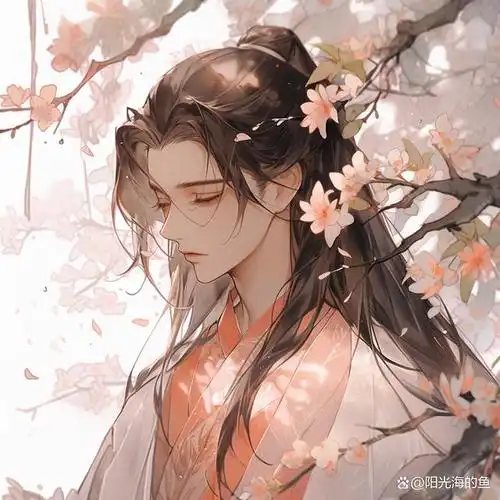 萌系古风|桃花仙人种桃树,又摘桃花换酒钱