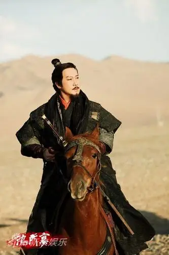 图文鸿门宴刘邦登基照刘邦马上英姿