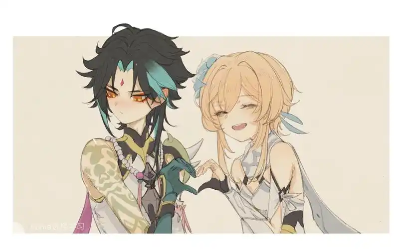 活动  荧魈—盘点我磕的cp是真的的10点小细节(反正魈是真的)