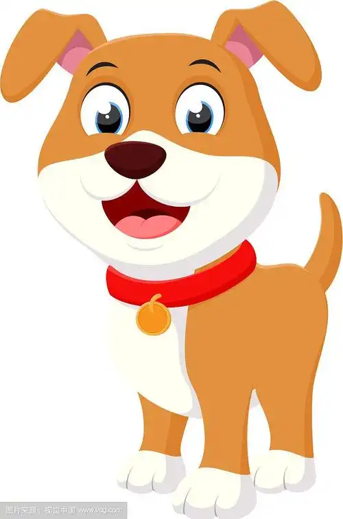 快乐的狗卡通