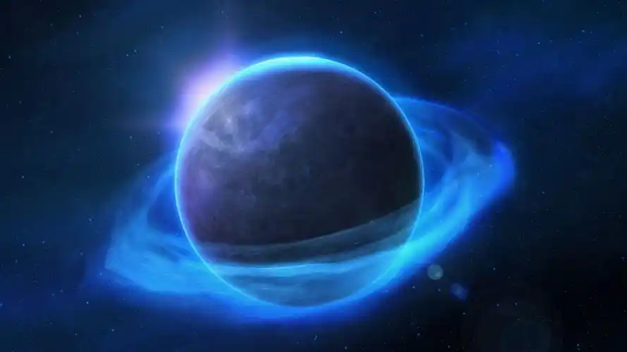 蓝色梦幻星空桌面壁纸