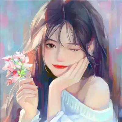 简约干净的手绘头像女生图片大全 高清很独特的优质手绘女头_女生头像