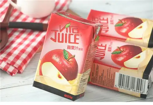 香港进口饮料 维他vita juice苹果汁果汁饮料香港版250ml*6盒_双氙