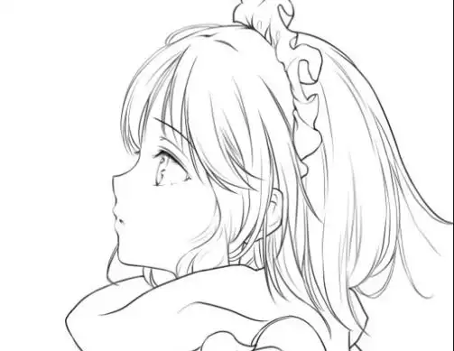 女生漫画侧脸100种画法图解