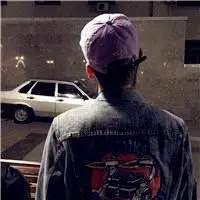 男生超拽背影戴帽头像