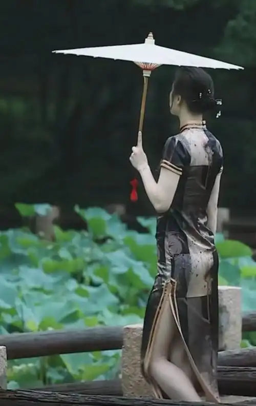 穿越时空在江南烟雨巷中停留, 一把纸伞一袭素雅的旗袍, 就轻易颠覆