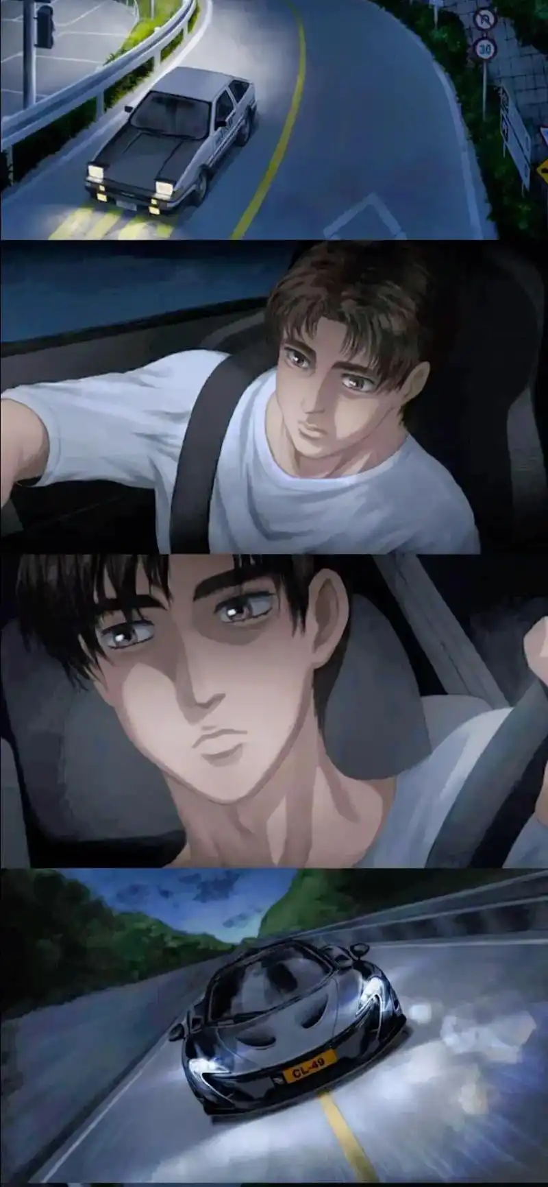 动漫壁纸 #头文字d #dou是好车 头文字d - 抖音