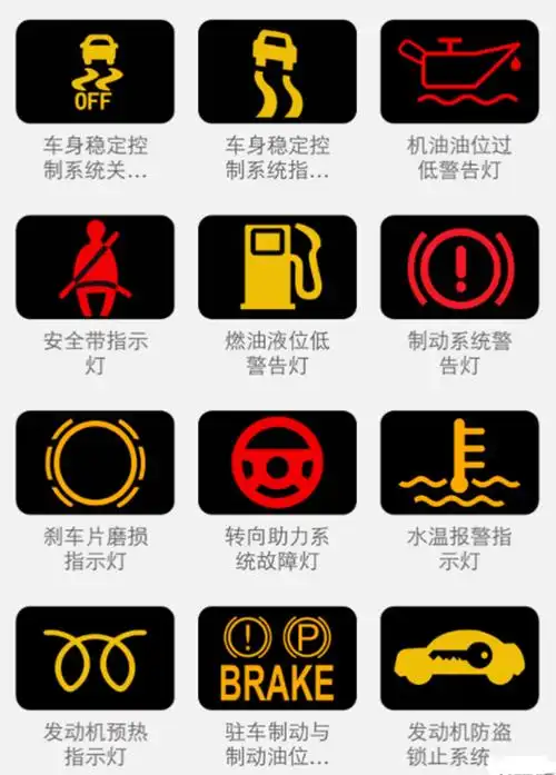 为了安全就别再继续行驶了,所以读懂仪表盘上的指示灯也非常重要