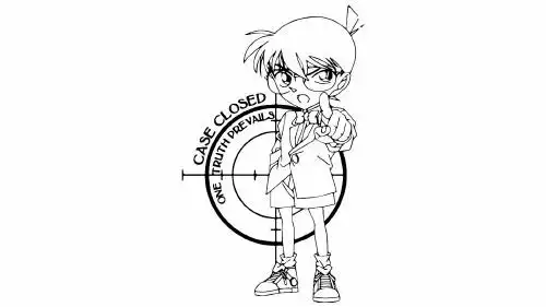 名侦探柯南怎么画 - 简笔画 - 懂得