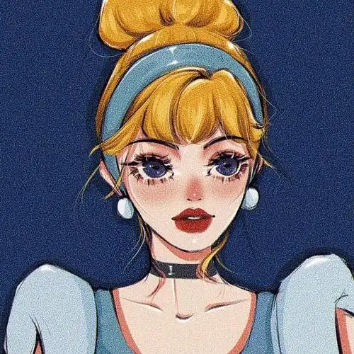 暗黑系迪士尼公主个性头像