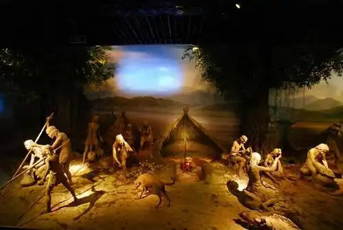 原始人生活场景模拟
